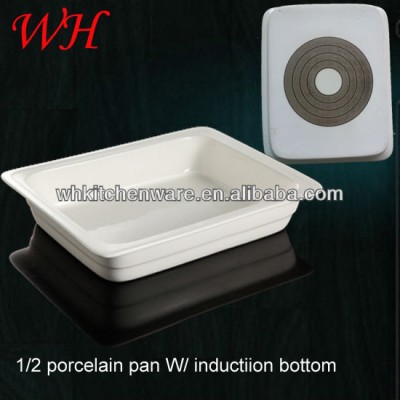 Ceramic Buffet Food Warmer/ Buffet Catering Service/Ceramic and Porcelain Frying Pan