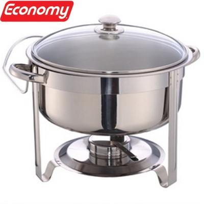 Economy glass chafing dish